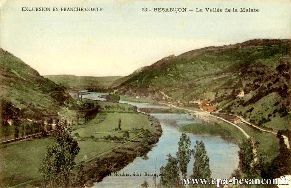 Excursion en Franche-Comté - 53. BESANÇON - La Vallée de la Malate